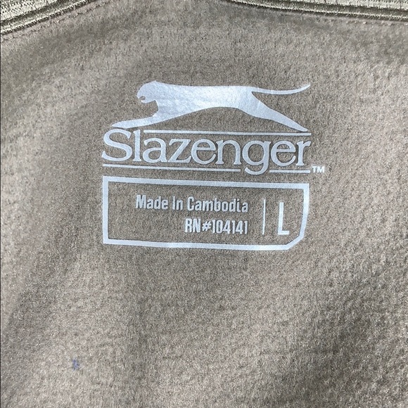 Slazenger NWT fleece lined 1/4 zip golf vest sz L - Picture 7 of 11